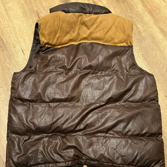 Puffy Vest Brown Large Parish Nation Vest men’s - Picture 5 of 9